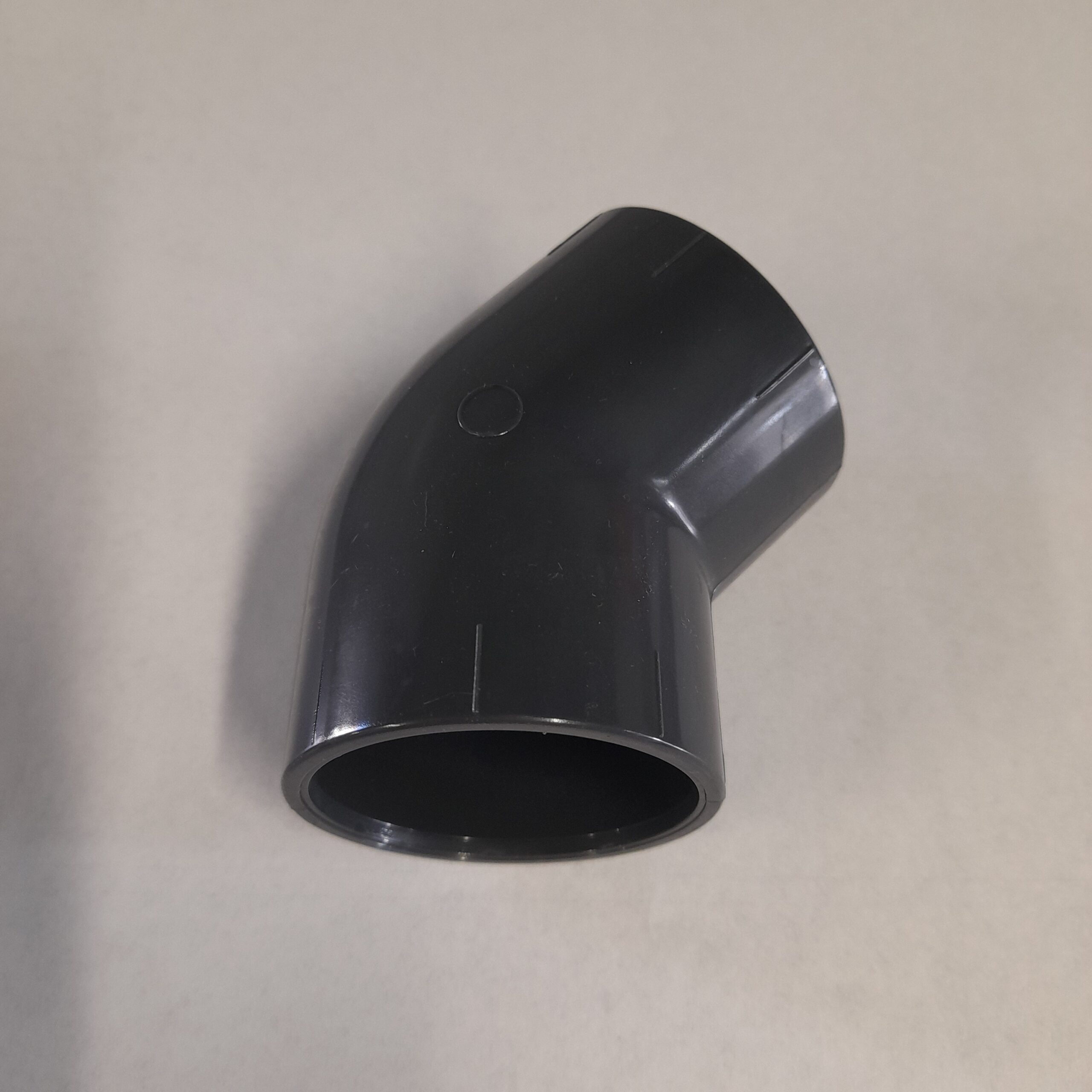 PVC Winkel 45 I/I 50 mm Grau