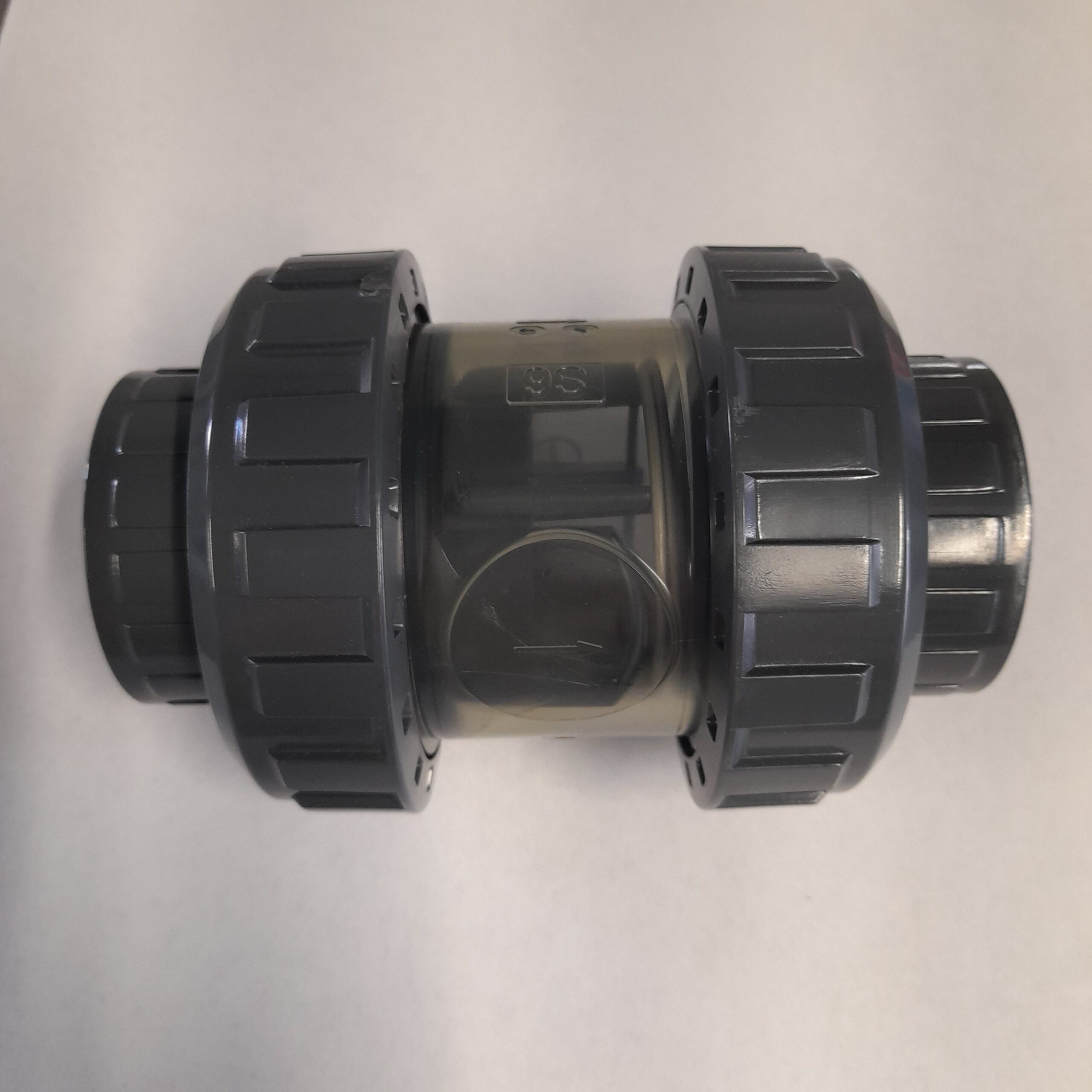 PVC Rückschlagventil 50 mm Grau