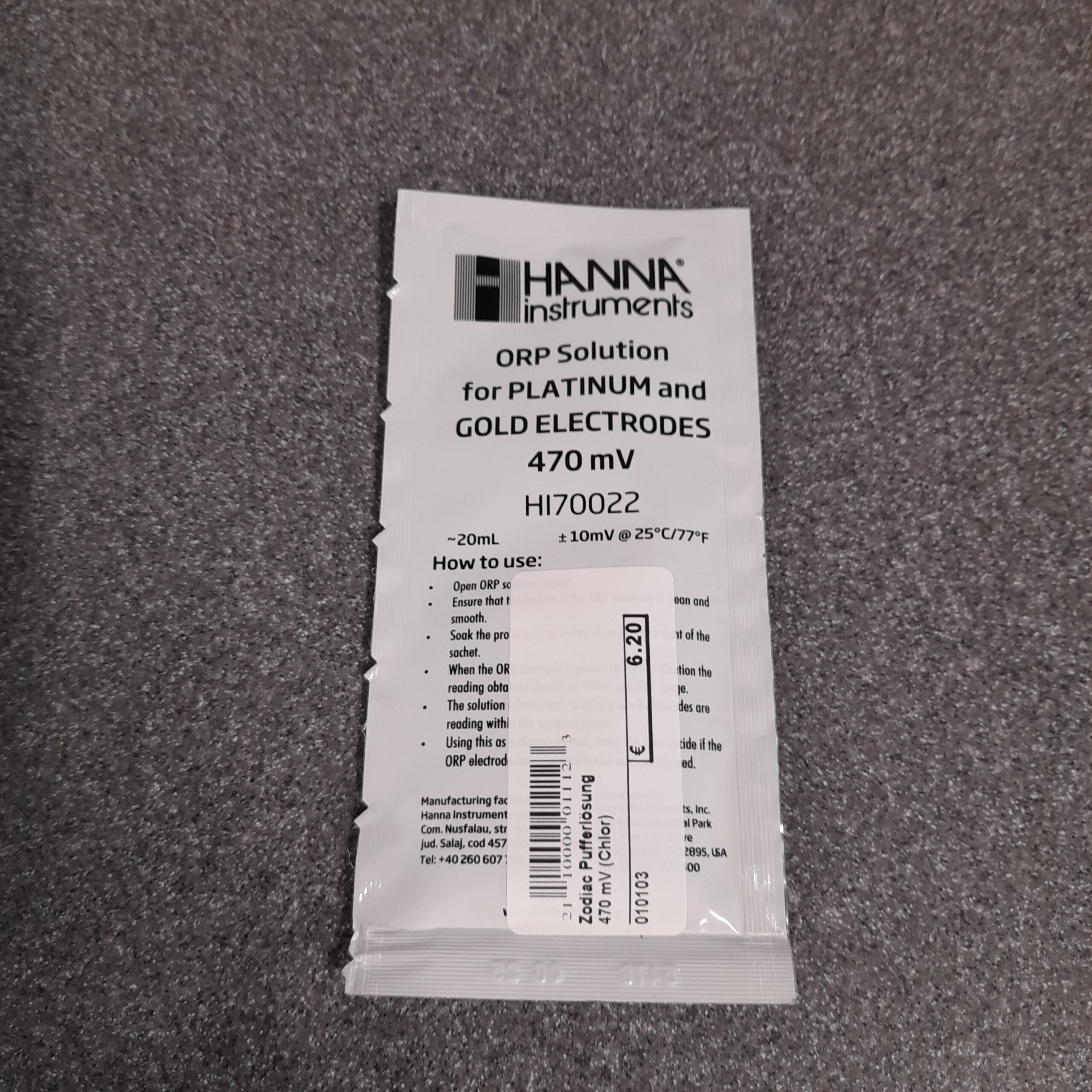 Zodiac Pufferlösung ORP 470mV