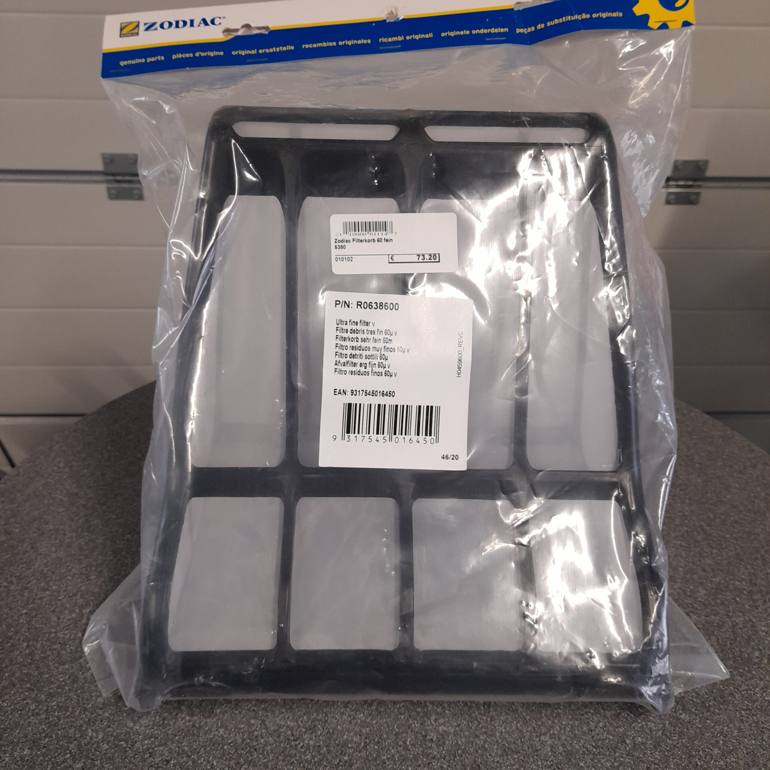 Zodiac Filterkorb für Vortex-Alpha