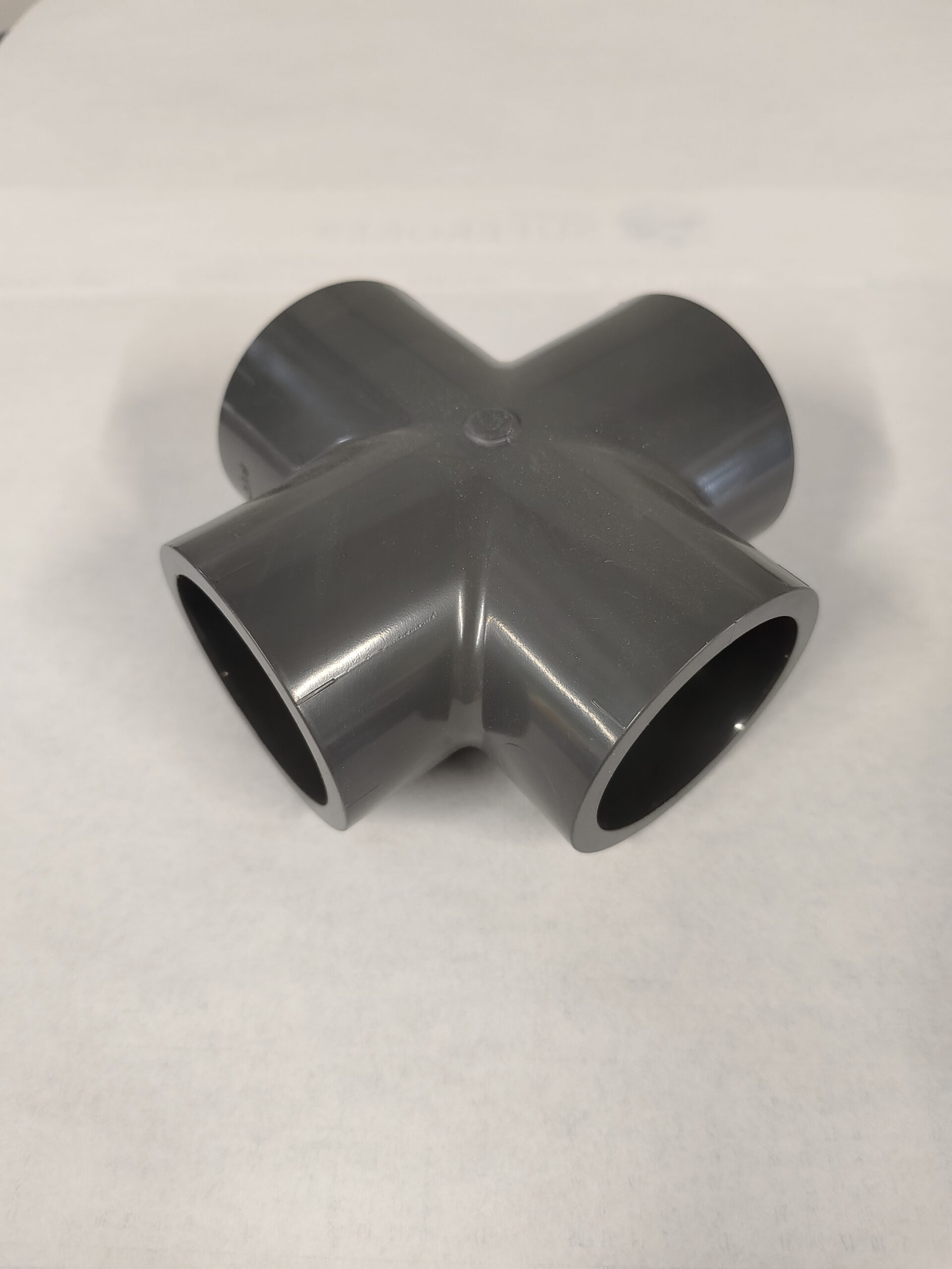 PVC Kreuzstück 50 mm Grau