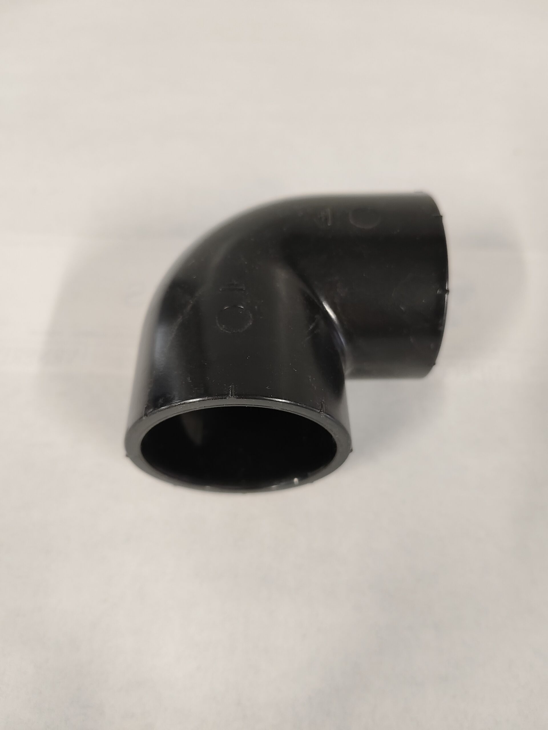 PVC Winkel 90 I/I, 50 mm, Schwarz