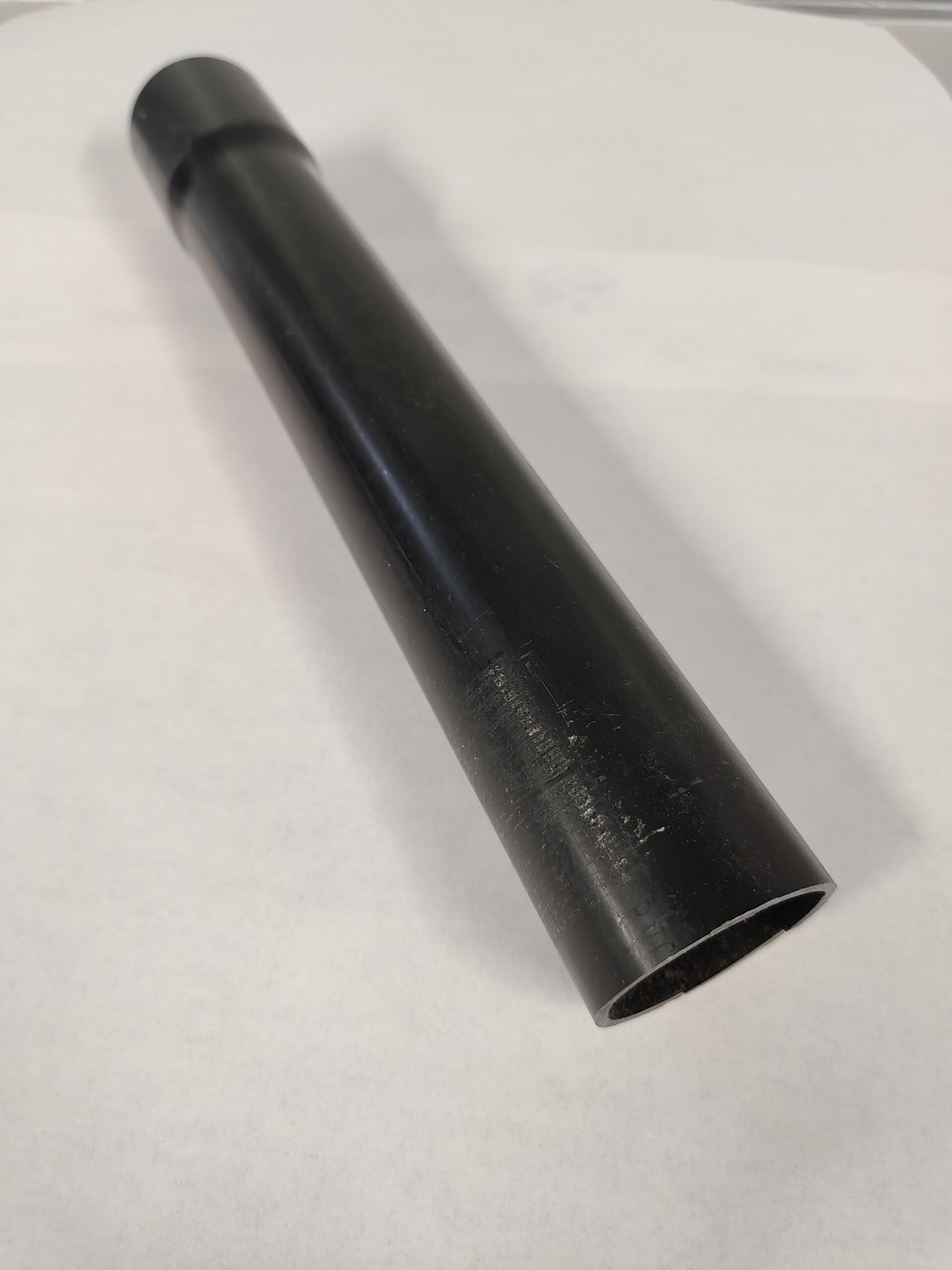 PVC Rohr 50 mm, Schwarz (1 lfm)