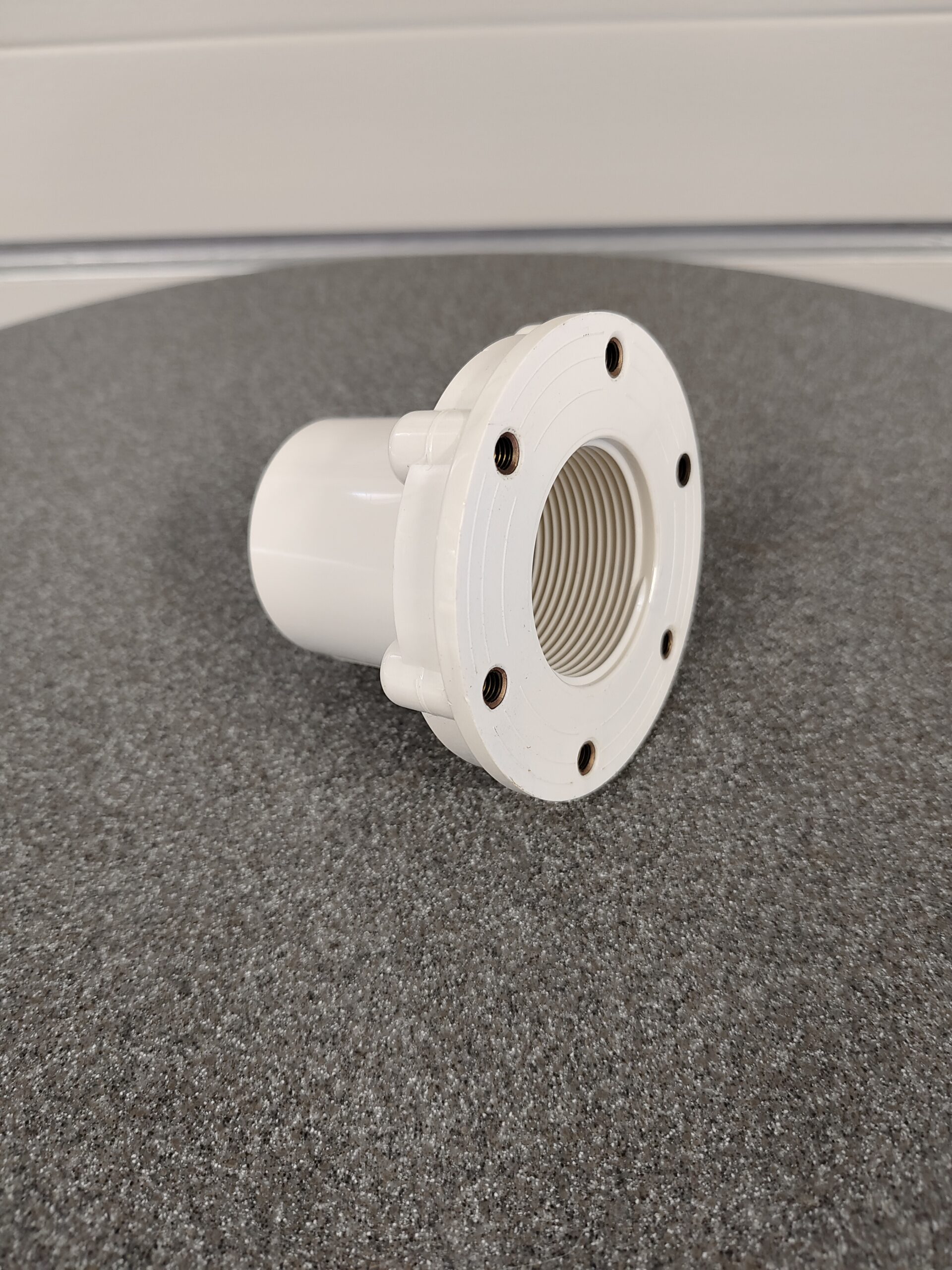 Astral Mauerdurchführung kurz für Folien Becken, für Düse 449757 PVC Weiss